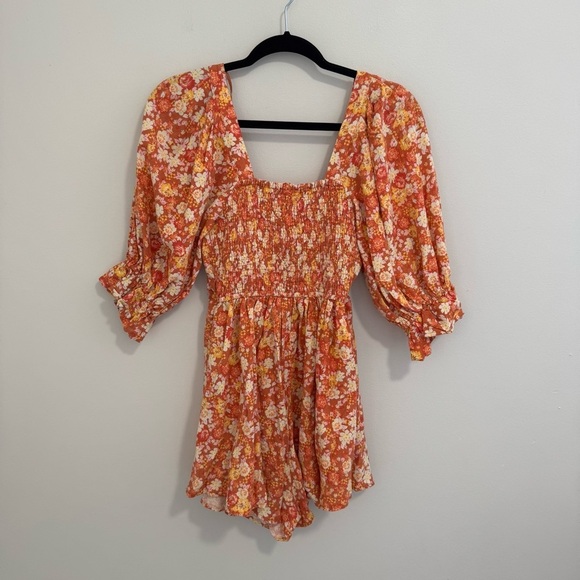 Free People Floral Show Me Love Romper - Picture 7 of 7